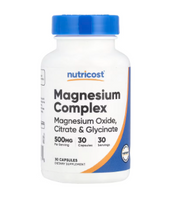 Nutricost, Magnesium Complex, 500 mg, 30 Capsules>
