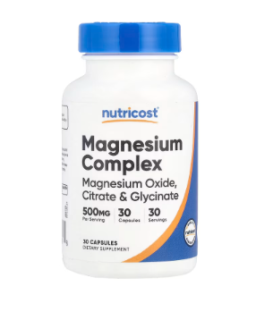 Nutricost, Magnesium Complex, 500 mg, 30 Capsules>
