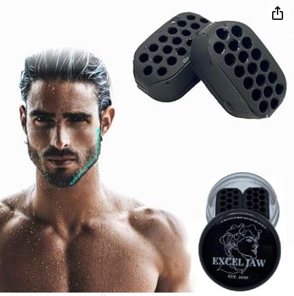 Men & Women chisel jawline exercise ball 2IN1 face slimmer +