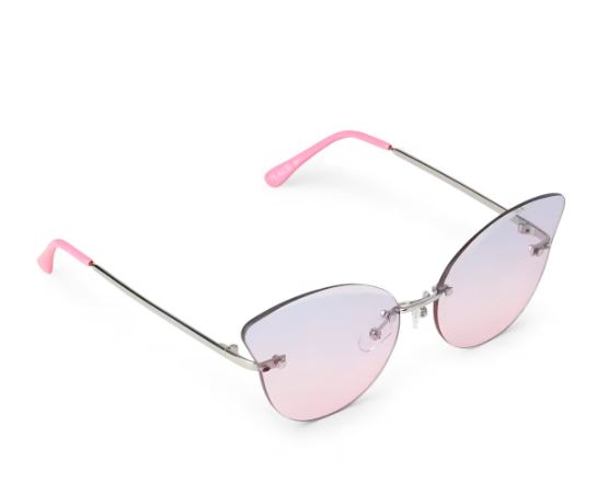 Ch. Place Girls Butterfly Sunglasses - Silver +