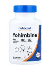 Nutricost, Yohimbine, 5 mg, 120 Capsules>