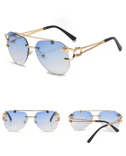 Shein 1pc Women's New Oval Lens Fashion Glasses >