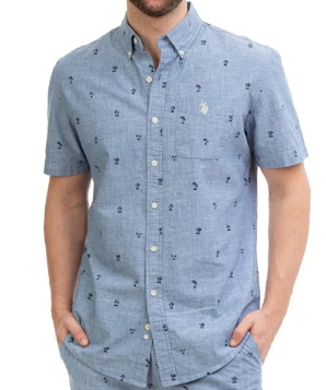 U.S. Polo Men's Woven Shirt, 3XL +