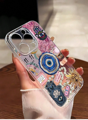 Fashionable Transparent TPU Shockproof Protective Case>