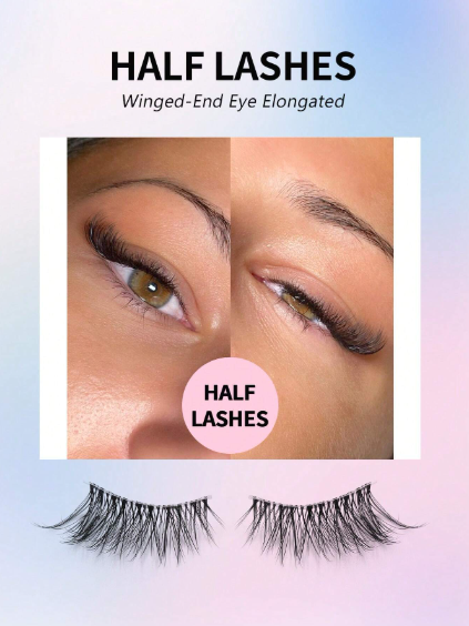 Shein 7 Pairs Asiteo Semi-Transparent Faux Mink Eyelashes, Code: 7P-B13 -.