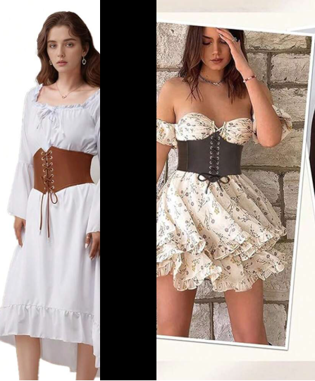 Shein 1pc Women Waist Cincher, Solid Color Elastic Waist Belt >
