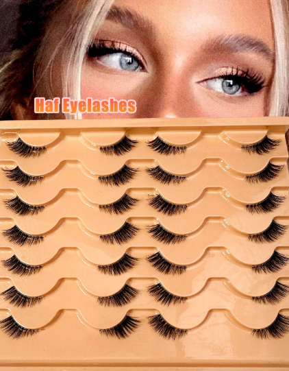 Shein 14 Pairs Fluffy & Soft Cat Eye False Eyelashes, Code:  14-F1 -.