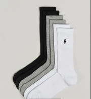 Polo Ralph Lauren 6-Pack Cotton Crew Socks