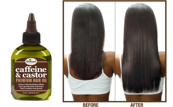 Difeel Caffeine & Castor Premium Hair Oil 210ml