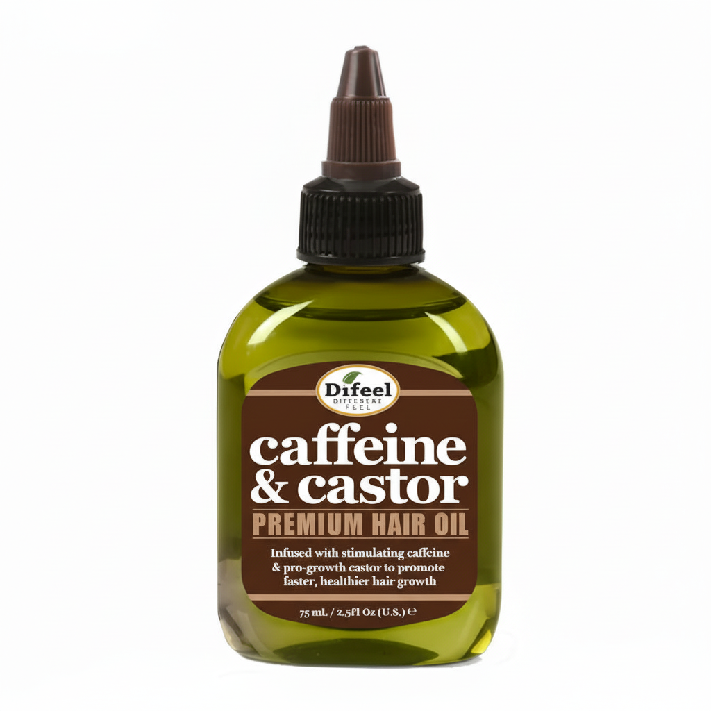 Difeel Caffeine & Castor Premium Hair Oil 210ml