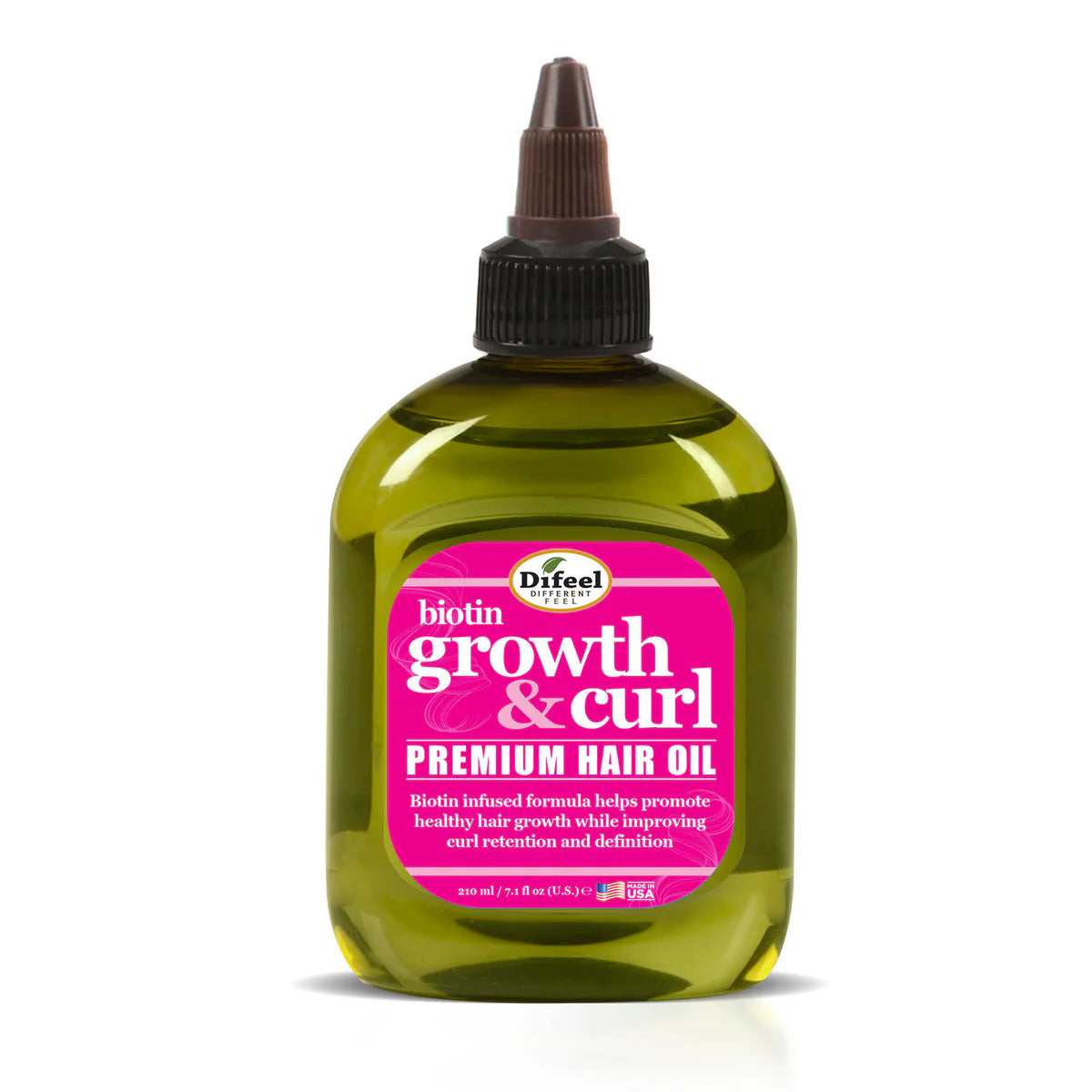 Difeel Growth and Curl Biotin Premium Hair Oil 210ml