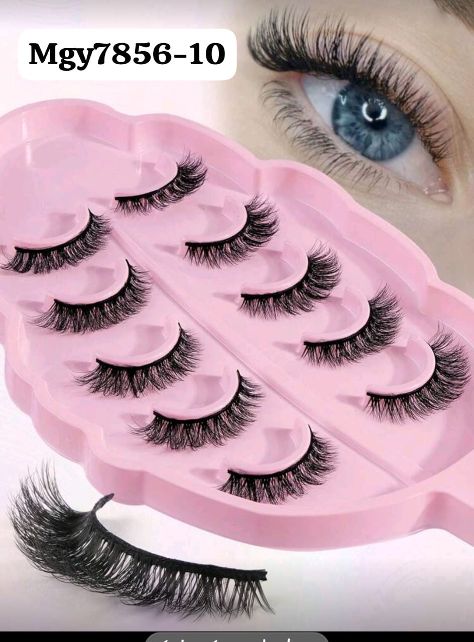 Shein 5 Pairs 3D Faux Mink Eyelashes, Code: Mgy7856-10