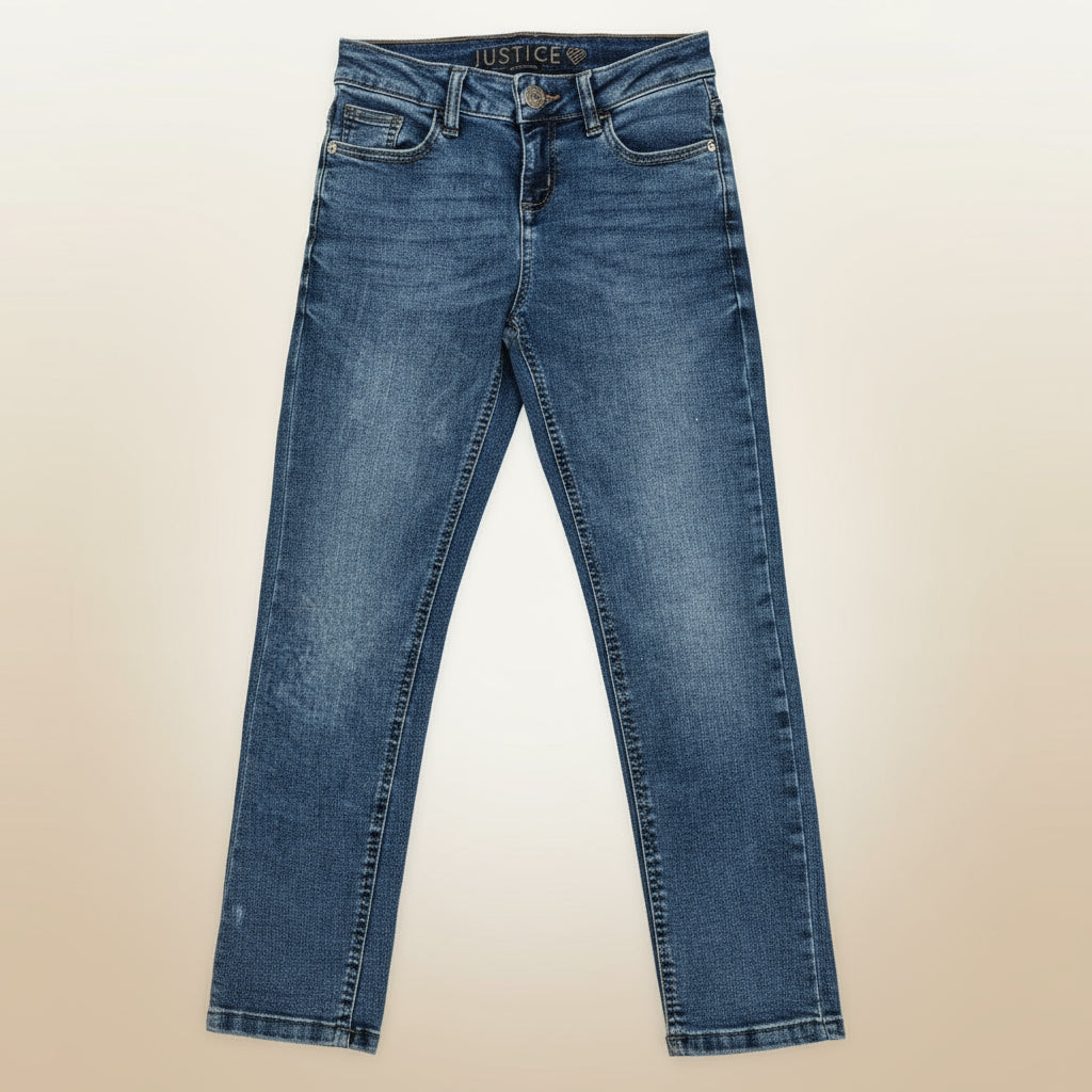 Justice Girlfriend Jeans Stretch Denim, 7T  +