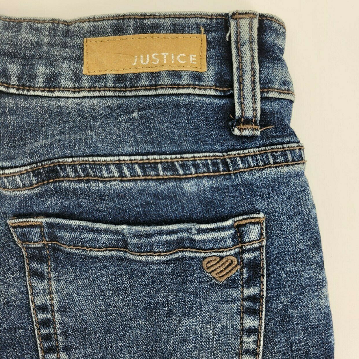 Justice Girlfriend Jeans Stretch Denim, 7T  +