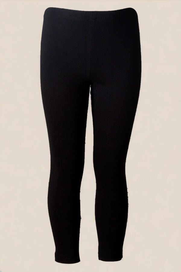 Pat Pat Cotton Basic Solid Full Length Leggings For Girls, 11-12T  +