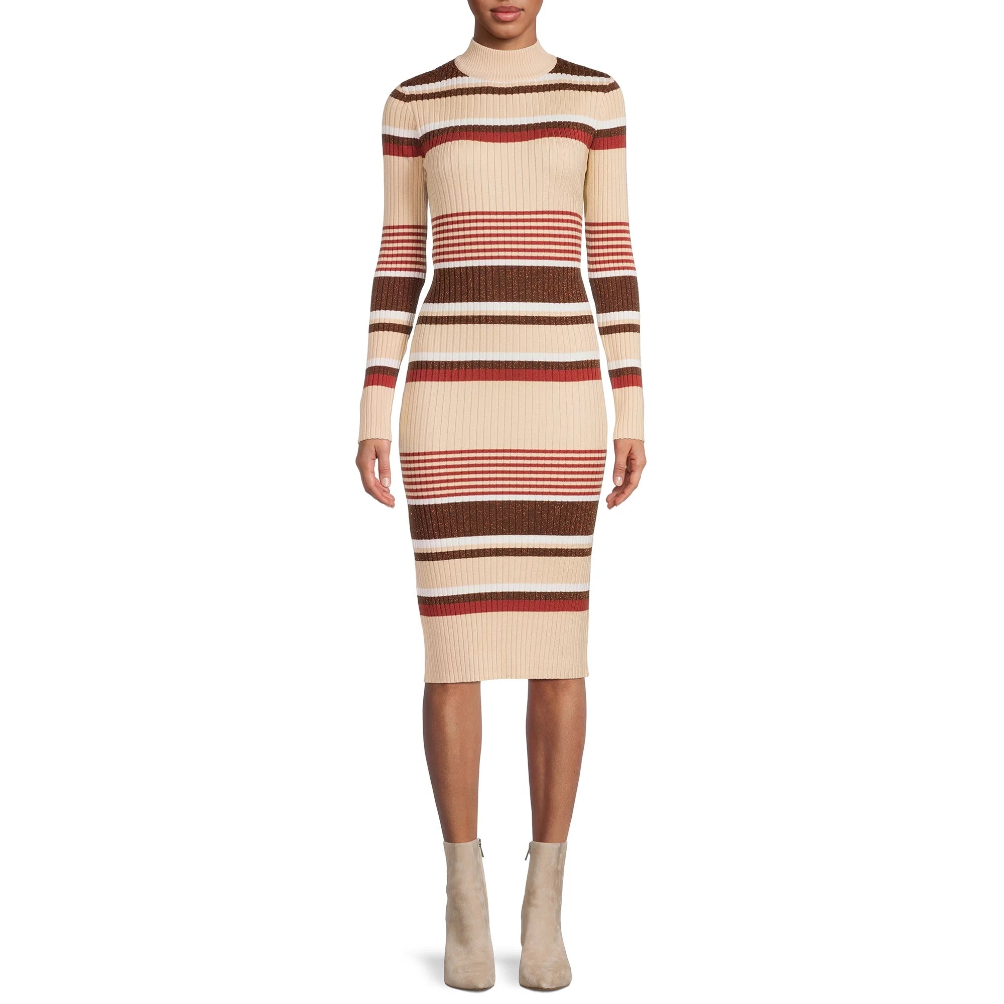 No Boundaries Juniors Lurex Stripe Dress, 3XL +
