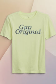 GAP Logo Crew Neck Short Sleeve T-Shirt, 10T */#