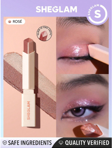 Sheglam Eyes Dual Tone Shadow Stick- Rosé /