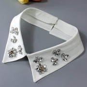 Women's Luxurious Sunflower Rhinestone Hand-Sewn Fake Collar