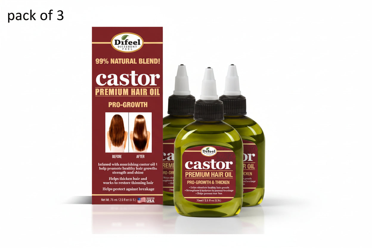 Difeel Castor Pro-Growth Hair Oil 75ml