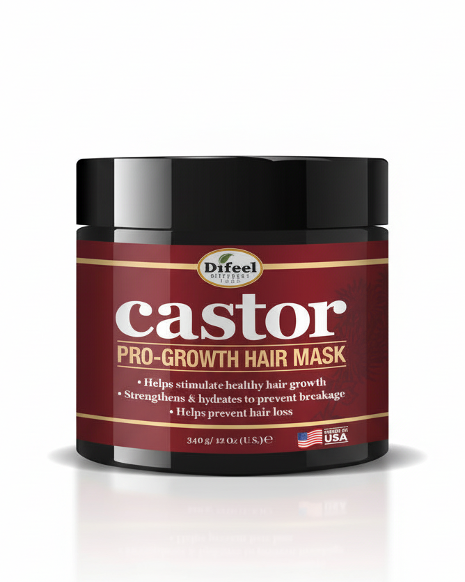 Difeel Castor Pro-Growth Hair Mask - 340 g
