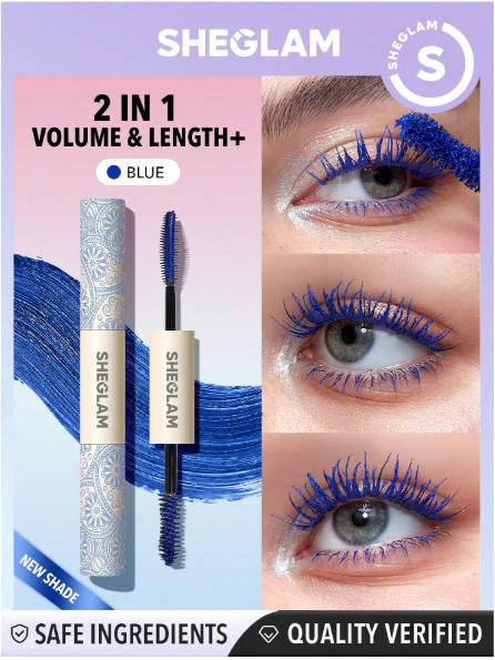 Sheglam All-In-One Volume & Length Mascara, Blue +