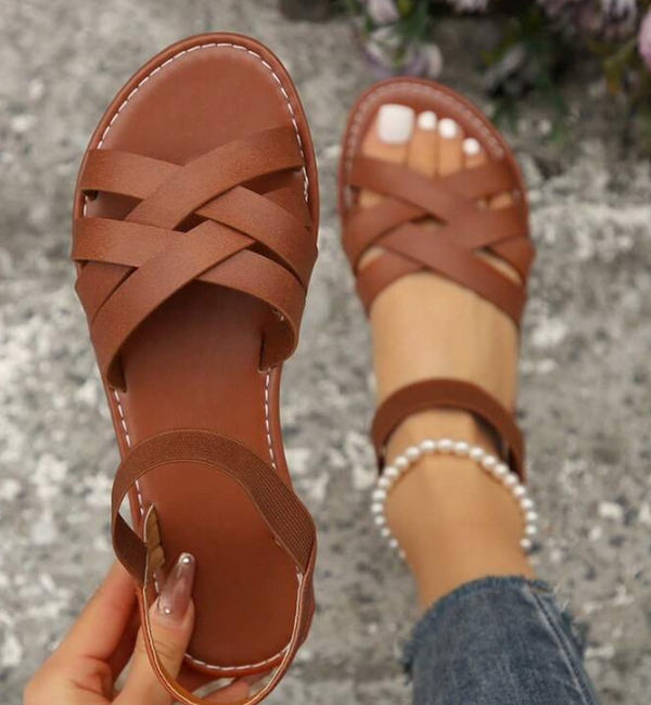 Shein Women Casual Flat Sandals, Open Toe Summer Shoes  38 +