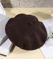 Shein Women's Autumn/Winter Knitted Warm French Style Knitted Beret -.