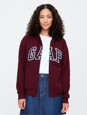 Relaxed Gap Logo Zip Hoodie, XL -.