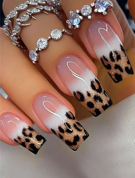 Shein 24pcs Y2K Revamp Coffin Shaped Nail Stickers -.