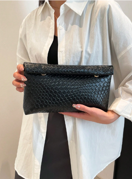 Shein Flip Cover Magnetic Buckle Small Square Bag -.
