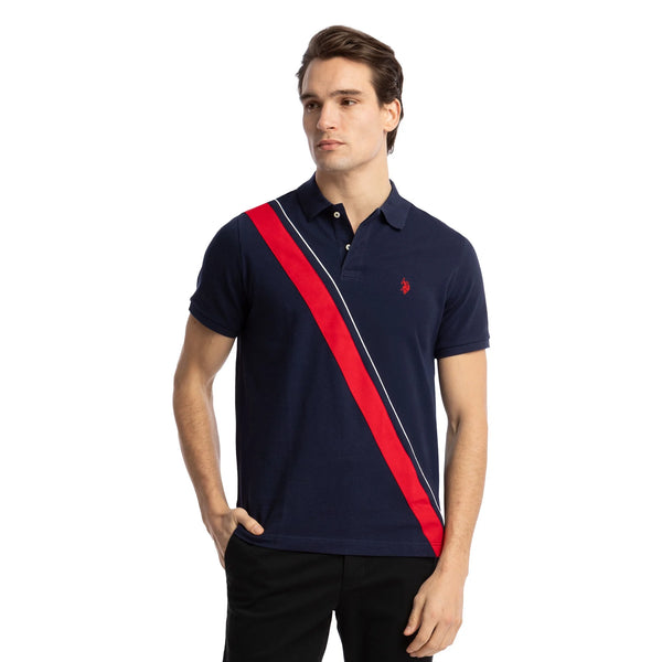 U.S. Polo Men's Americana Polo Shirts, XL +
