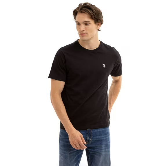 U.S. Polo Men's Short Sleeve Crew T-Shirt, M +