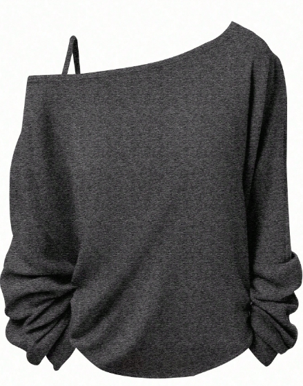 Shein Plus Size Star & Moon Pattern Sleeveless Shoulder Strap Long Sleeve T-Shirt, 3XL>