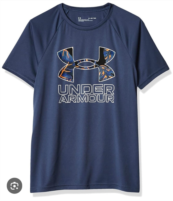 Under Armour Boys' Tech Hybrid Printed Fill Short-Sleeve T-Shirt, 10-12T +