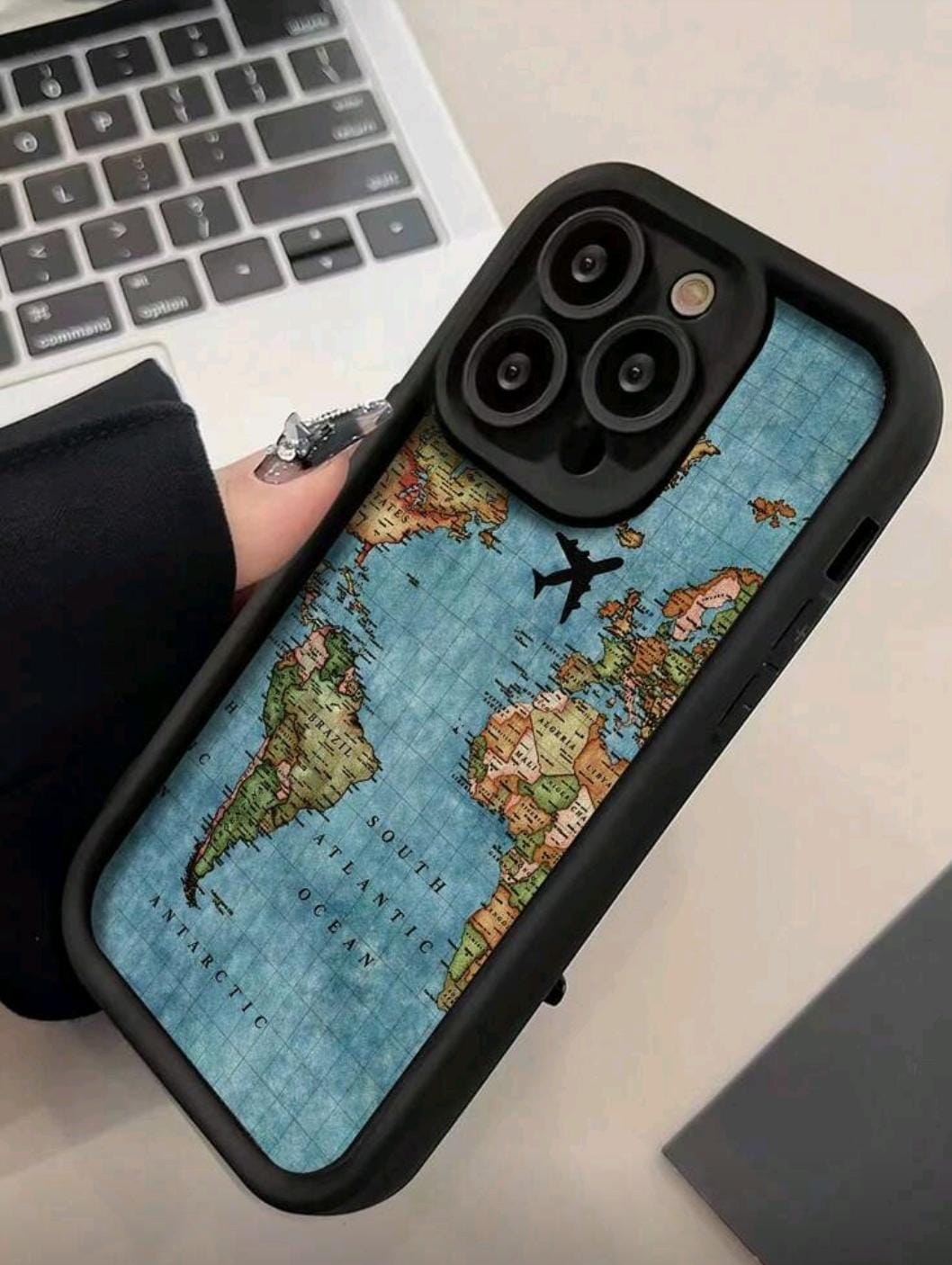 World Map Painted  Compatible With Iphone Case>