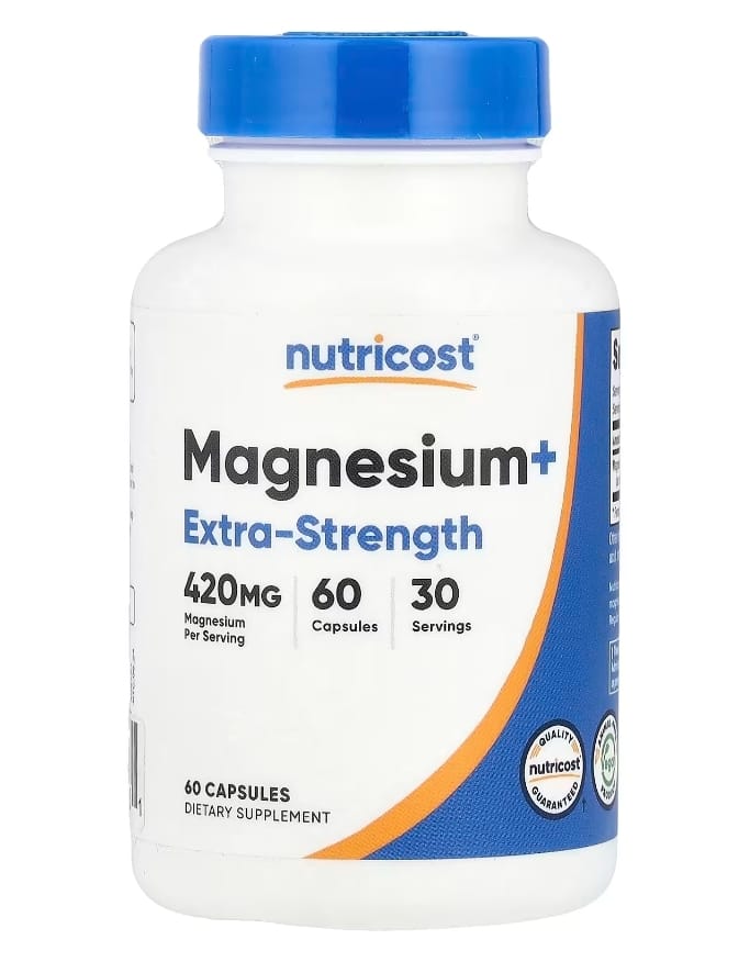 Nutricost, Magnesium +, 60 Capsules (210 mg per Capsule) +