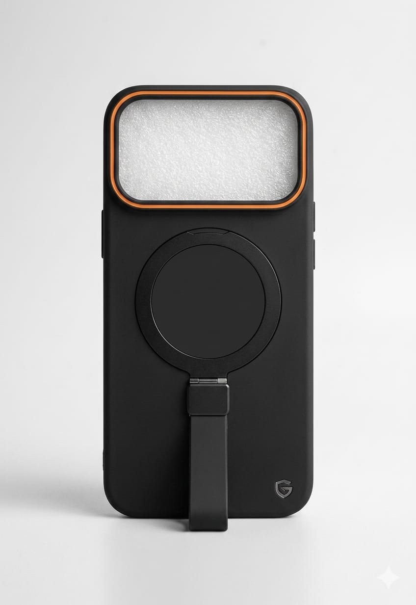 Heavy-Duty Protective iPhone Case - (Black)>