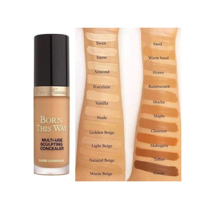 Too Faced Born This Way Super Coverage Multi-Use Longwear Concealer, 2ml -.