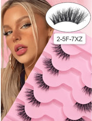 Shein 5 Pairs Cat Eye & Half Eye False Eyelashes, Lengthen Eye Tail, Code: 2-5F-7XZ -.