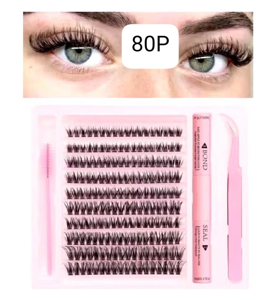 Shein 150pcs Waterproof Lash Bond & Seal with Individual Lashes, Code: 80P -.