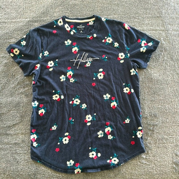 Hollister Men’s Floral T-shirt, L -.