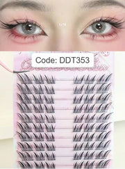 Shein 18pcs/60pcs/Set Gentle Curl Faux Mink Eyelashes, Code: DDT353 -.