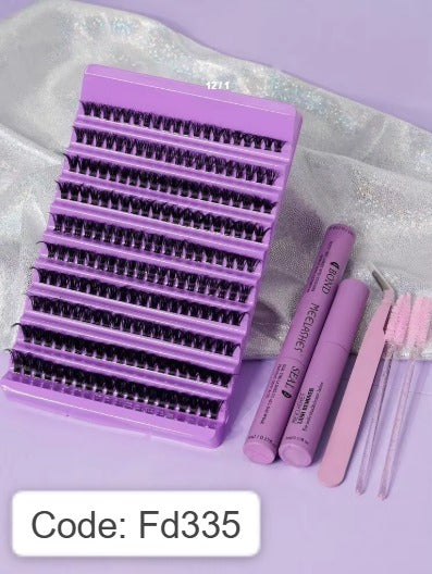 Shein High-Volume, Easy-to-Apply Natural-Look False Eyelash Set, Code: Fd335 -.