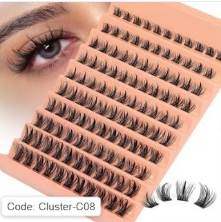 Shein DIY Eyelash Extensions (110Pcs), Code: Cluster-C08 -.