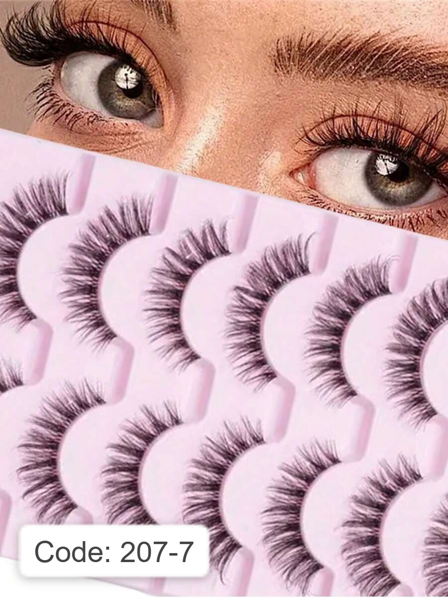 Shein LIMEIKAI 7 Pairs/Set False Eyelashes, Code: 207-7 -.