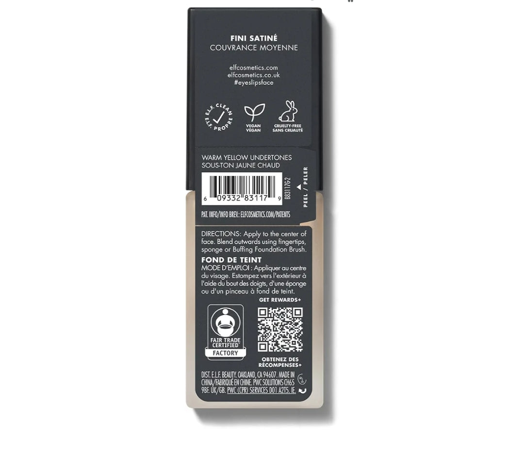e.l.f. Flawless Satin Finish Foundation Medium Coverage>