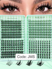 Shein Women's 400-Piece 3D Faux Mink Cluster False Eyelashes Set, Code: JMS >