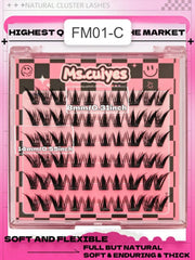 Shein Women's Fairy Spiky C Curl Glue-Free Adhesive Eyelash Cluster Set code : FM01-C