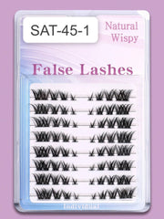 Shein Women's Natural Fox Eye Sectioned Cluster Eyelashes Set Code : SAT-45-1